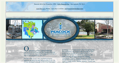 Desktop Screenshot of peacockoilandgas.com